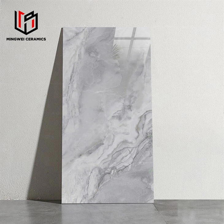 Чиста сіра глянсова керамічна плитка